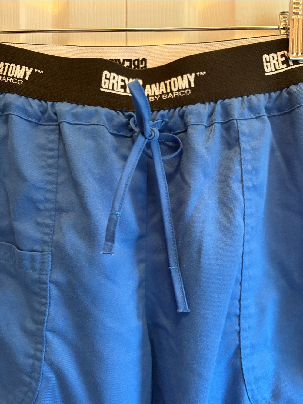 Grey's Anatomy Royal Blue women’s Scrub Pants - Picture 2 of 9